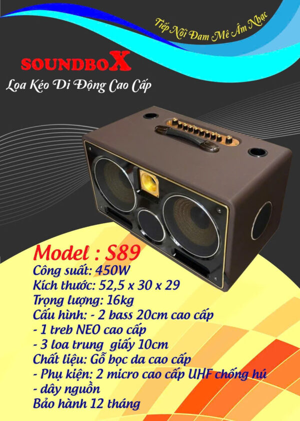 Loa Kéo, Loa Di Động SoundBox S89