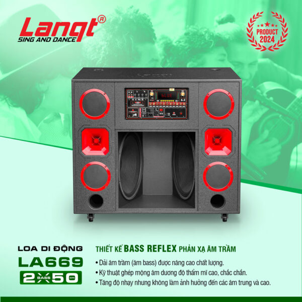 Loa karaoke di động Lanqt LA-669 - Hình ảnh 3