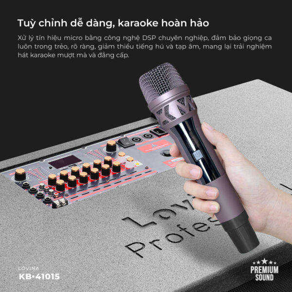 Loa karaoke di động có SUB Lovina KB-41015 - Hình ảnh 8